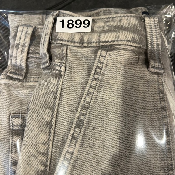 Hollister High Rise Vintage Baggy Cargo Jeans Women 1R 25x31 Light Wash Wide Leg - Picture 11 of 11